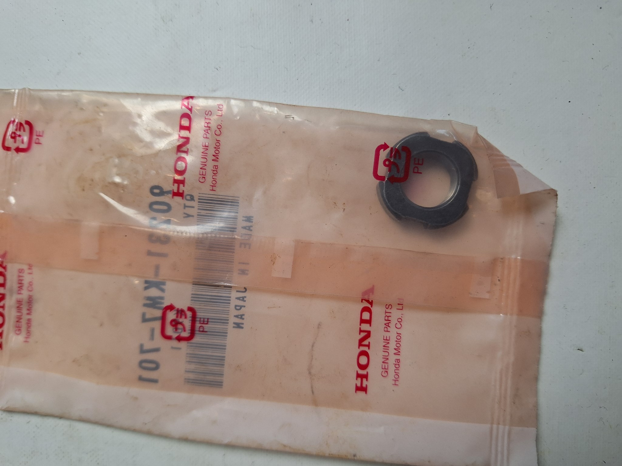 Picture of NUT,LOCK 14MM  90231-KM7-701  HX135E;S HX150E